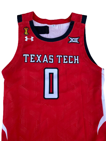 Mac McClung Texas Tech Basketball SIGNED & INSCRIBED Game Worn Jersey (BUZZER BEATER VS TEXAS 1/13/21 - 22 POINTS)