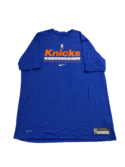 Micah Potter New York Knicks Team-Issued T-Shirt (Size XXLT)