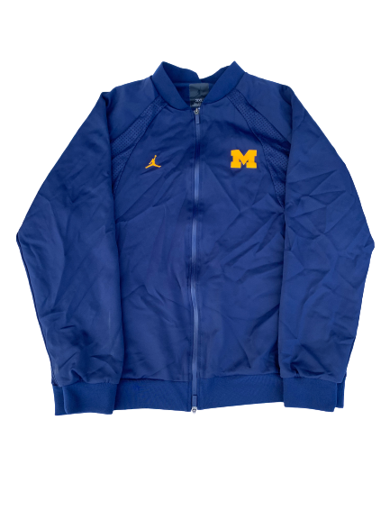 Michigan jordan windbreaker sales
