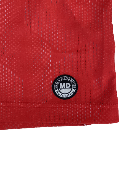 Mac McClung Texas Tech Basketball SIGNED & INSCRIBED Game Worn Jersey (BUZZER BEATER VS TEXAS 1/13/21 - 22 POINTS)
