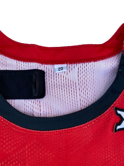 Mac McClung Texas Tech Basketball SIGNED & INSCRIBED Game Worn Jersey (BUZZER BEATER VS TEXAS 1/13/21 - 22 POINTS)