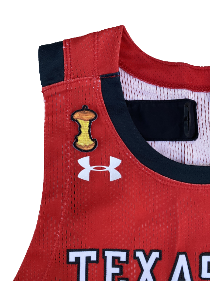 Mac McClung Texas Tech Basketball SIGNED & INSCRIBED Game Worn Jersey (BUZZER BEATER VS TEXAS 1/13/21 - 22 POINTS)