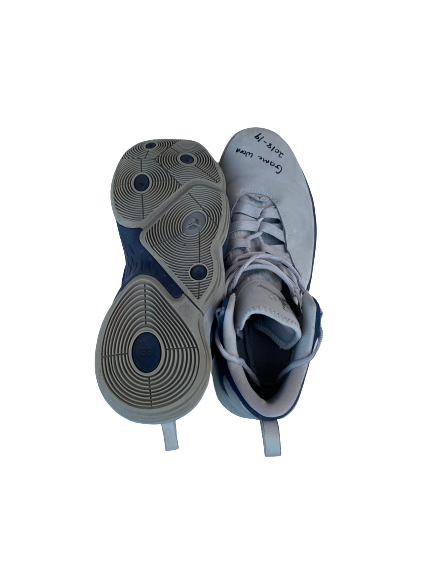 Mac McClung Georgetown Basketball 2018-2019 (FRESHMAN SEASON) SIGNED GAME WORN Player Exclusive Jordan Shoes - Photo Matched
