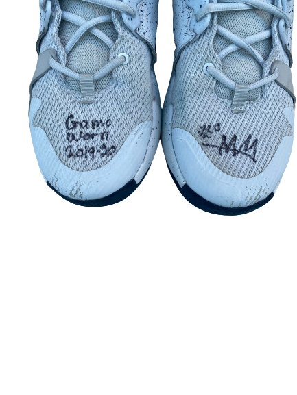 Mac McClung Georgetown Basketball SIGNED GAME WORN Player Exclusive Jordan Shoes (3-14-19 BIG EAST TOURNAMENT VS SETON HALL)