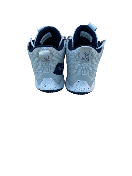 Mac McClung Georgetown Basketball SIGNED GAME WORN Player Exclusive Jordan Shoes (3-14-19 BIG EAST TOURNAMENT VS SETON HALL)