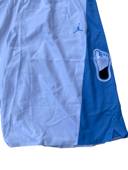 Kennedy Meeks UNC Basketball Throwback Game-Worn Shorts (2/21/2015)
