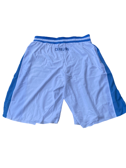 Kennedy Meeks UNC Basketball Throwback Game-Worn Shorts (2/21/2015)
