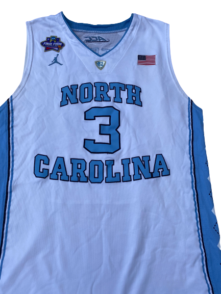 Kennedy Meeks UNC Basketball 2015 Final Four Game-Worn Jersey (4/2/2016)