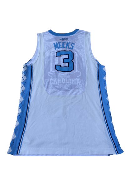 Kennedy Meeks UNC Basketball 2015 Final Four Game-Worn Jersey (4/2/2016)