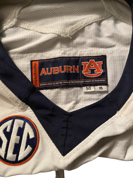 Darius James Auburn Football Allstate Sugar Bowl Game-Worn Jersey (1/2/2017)