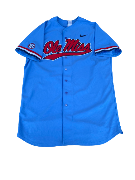 ole miss baseball jersey nike