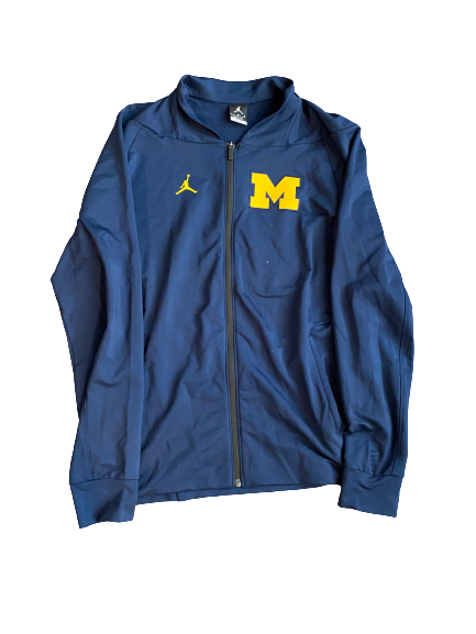 michigan jordan zip up