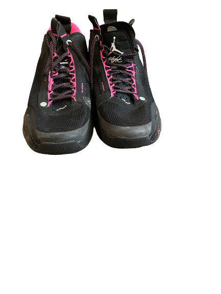 Zavier Simpson Michigan Basketball "Senior Night and Career High in Points" Game-Worn Air Jordan XXXIV Sneakers (3/5/20 and 2/27/20)(Photo Matched)