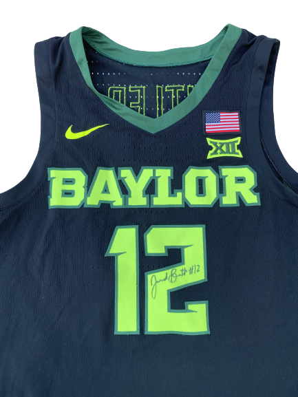 Jared Butler Baylor Basketball SIGNED 2018-2019 Signed Game Worn Jersey
