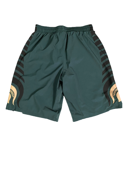 Xavier Tillman Michigan State 2017-2018 "PK80" Game Worn Shorts - Photo Matched
