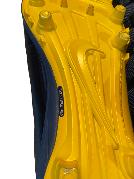 Kwity Paye Michigan Football Signed Player-Exclusive Cleats (Size 14)