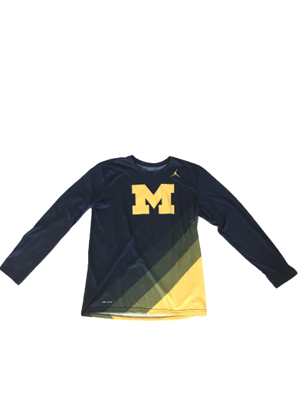 Michigan jordan store long sleeve
