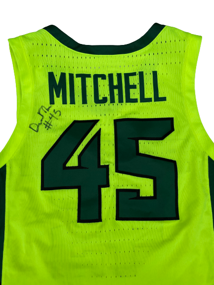 Davion Mitchell Baylor Basketball Signed 2018-2019 Game Issued Jersey