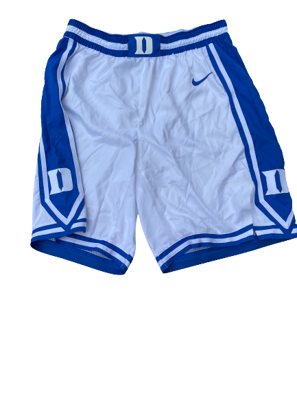 Javin DeLaurier Duke Basketball 2019-2020 Game-Worn Uniform Set (Jersey & Shorts) - Photo Matched