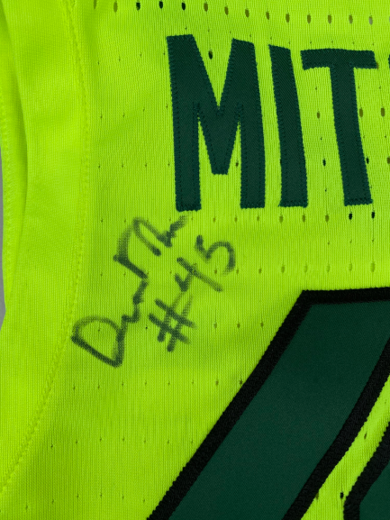 Davion Mitchell Baylor Basketball Signed 2018-2019 Game Issued Jersey