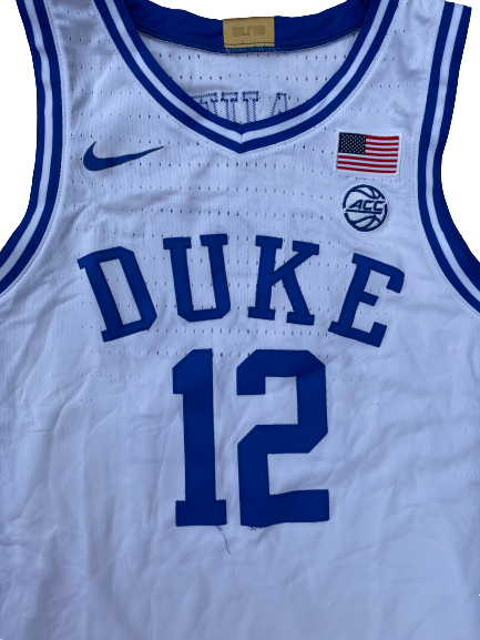 Javin DeLaurier Duke Basketball 2019-2020 Game-Worn Uniform Set (Jersey & Shorts) - Photo Matched