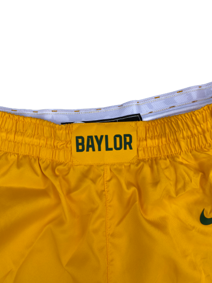 Davion Mitchell Baylor Basketball Signed 2019-20 Game Worn Uniform Set