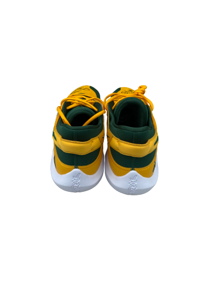 Davion Mitchell Baylor Basketball Signed Player Exclusive Giannis Antetokounmpo Shoes (Size 13)