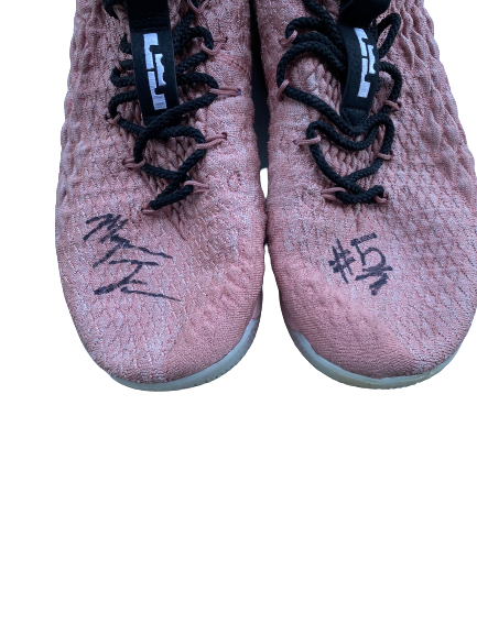 Marques Townes Loyola Chicago Basketball Signed 2018 March Madness Tournament Game-Worn Shoes (Size 14)