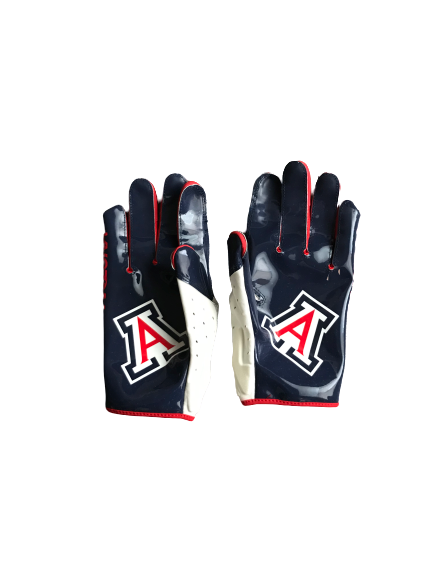 Cedric Peterson Arizona Nike Football Gloves Size XL The Players Trunk