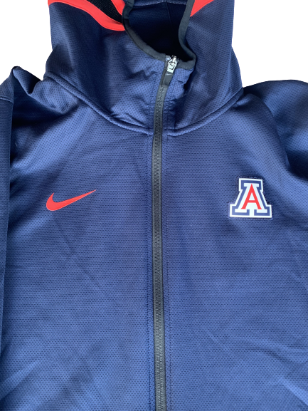 Chase Jeter Arizona Basketball Nike Elite Pre-Game Warmup Jacket (Size XL)
