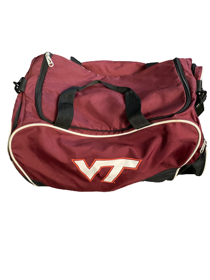 VT/Virgina Tech  Maroon and Orange Durable Dive Bag 31 Thirty-One Maroon Bucket Bag w/ Orange  main image 3