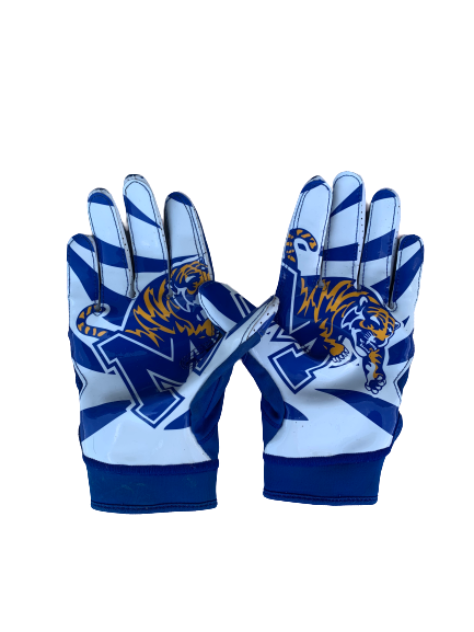 Kedarian Jones Memphis Football Nike Gloves (Size L) – The Players
