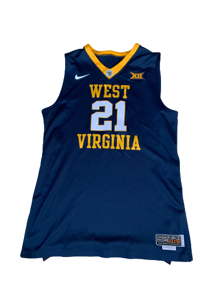 Logan Routt West Virginia Basketball 2015-2016 Season Game Jersey (Siz –  The Players Trunk