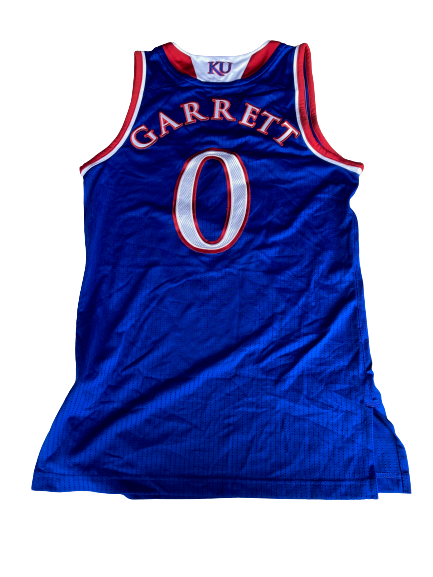 Marcus Garrett Kansas Basketball 2018-2019 Game Worn Jersey - Photo Matched