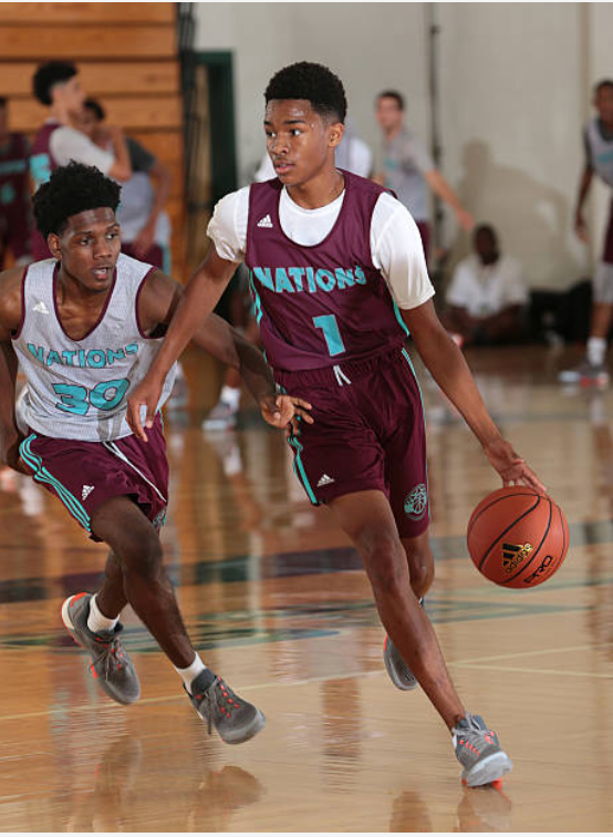Jaylen Hands Player Exclusive 2015 Adidas Nations Basketball Camp Reversible Jersey (Size M)