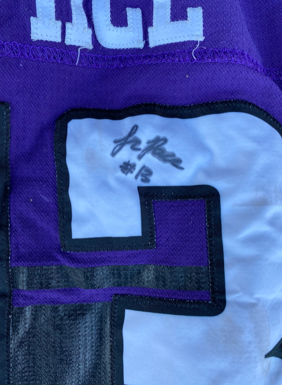 JR Pace Northwestern Football 2018 (Sophomore Season) SIGNED Game Worn Jersey - Photo Matched