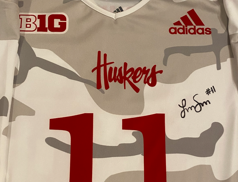 Lexi Sun Nebraska Volleyball SIGNED Game Worn Exclusive Camo
