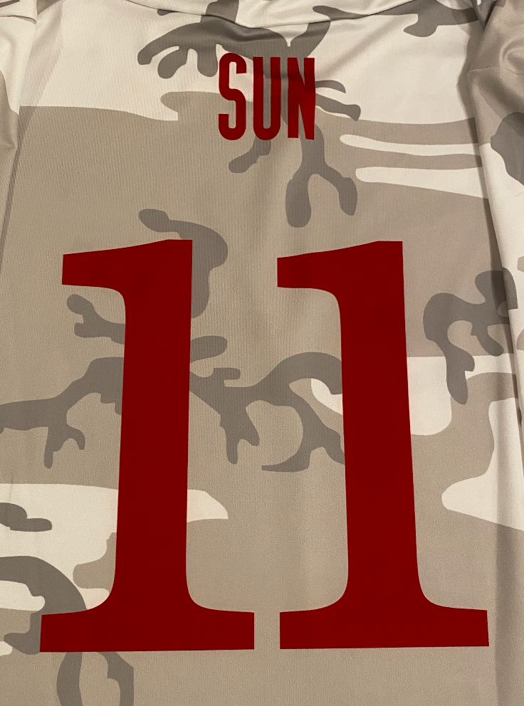 Lexi Sun Nebraska Volleyball SIGNED Game Worn Exclusive Camo