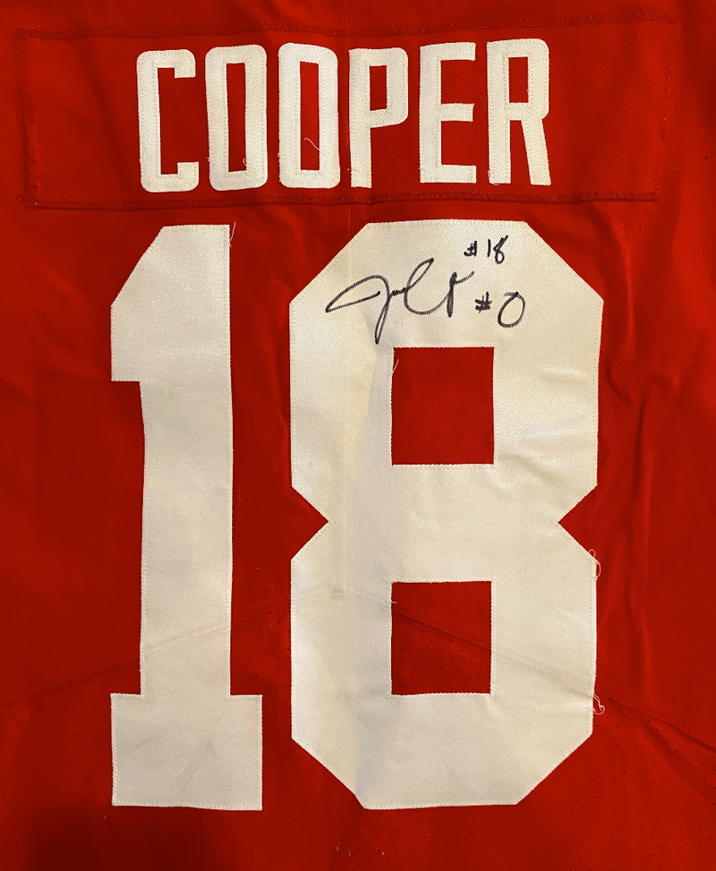 Jonathon Cooper Ohio State Football SIGNED Game Worn ROSE BOWL Jersey (January 1, 2019 vs. Washington)