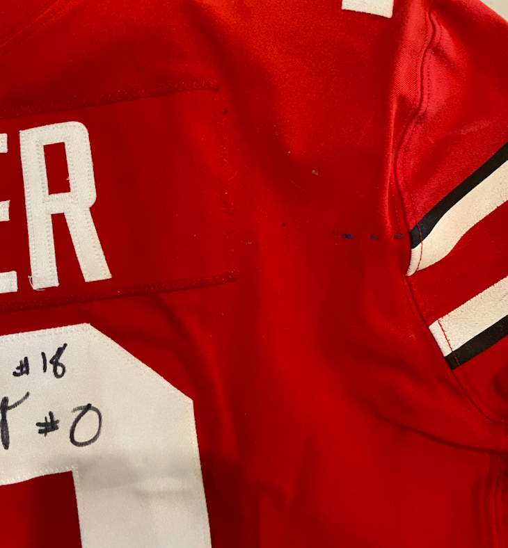 Jonathon Cooper Ohio State Football SIGNED Game Worn ROSE BOWL Jersey (January 1, 2019 vs. Washington)