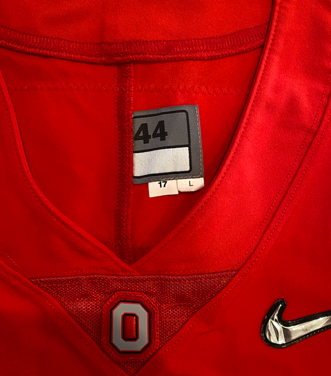 Jonathon Cooper Ohio State Football SIGNED Game Worn PLAYSTATION FIESTA BOWL Jersey (December 28, 2019 vs. Clemson)