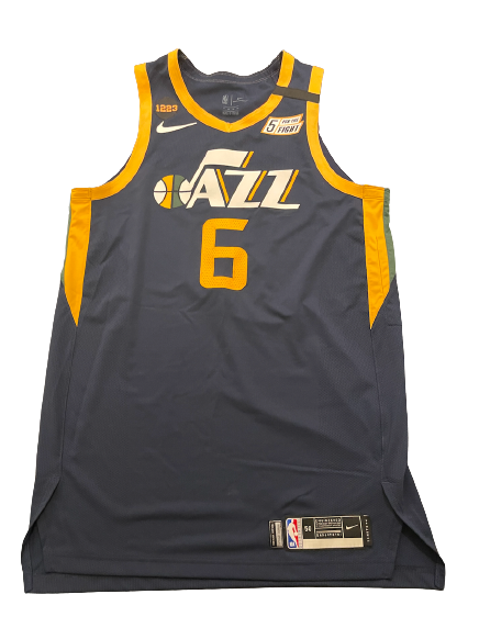 Rayjon Tucker Utah Jazz 2020-2021 Authentic Game Jersey (Size 50, Leng – The  Players Trunk