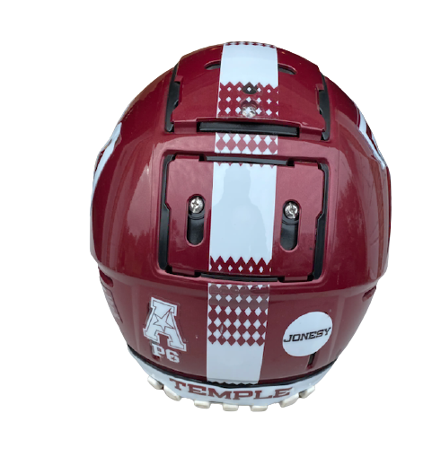 Amir Tyler Temple Football Game Worn Helmet