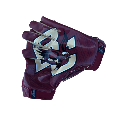 Shawn Asbury Boston College Football Player Exclusive Gloves (Size