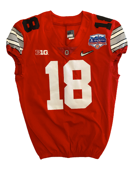 Jonathon Cooper Ohio State Football SIGNED Game Worn PLAYSTATION FIEST The Players Trunk