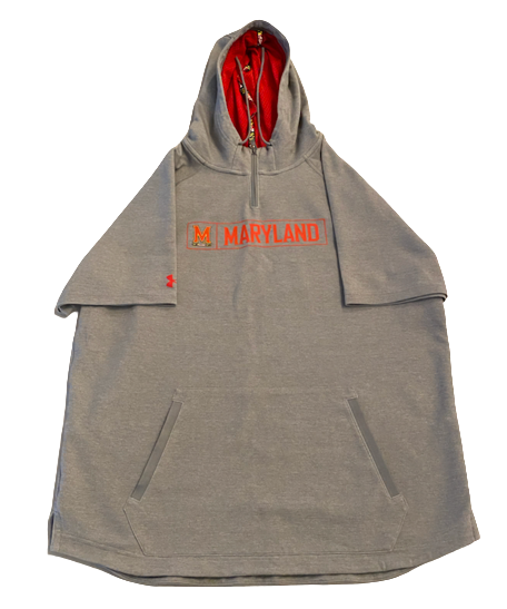Darryl Morsell Maryland Basketball Team Issued Short Sleeve Hoodie Si The Players Trunk