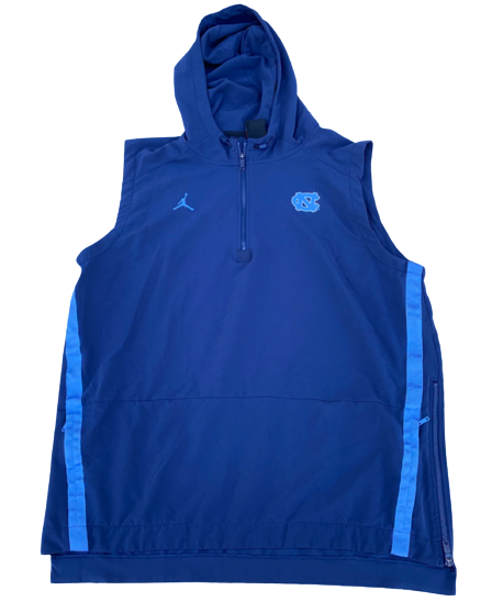 Jake Bargas North Carolina Football Team Issued Quarter Zip Sleeveless The Players Trunk