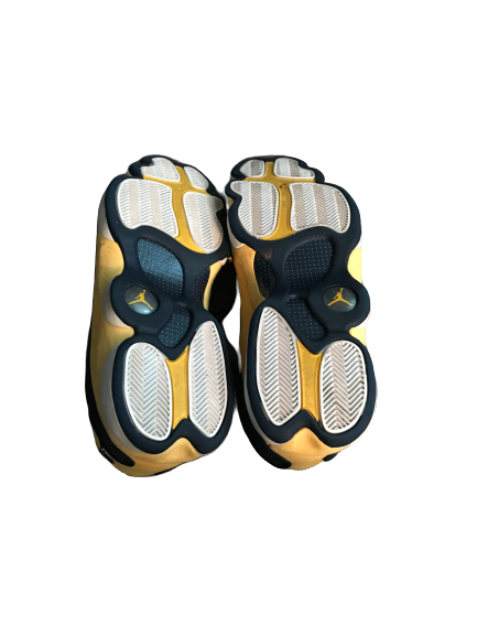 Zak Irvin Michigan Jordan 13 Player Exclusive Retro Sneakers (Size 15)
