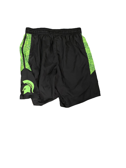 Cassius Winston Michigan State Basketball 2019-2020 Season Game-Worn Shorts (2/29/20)