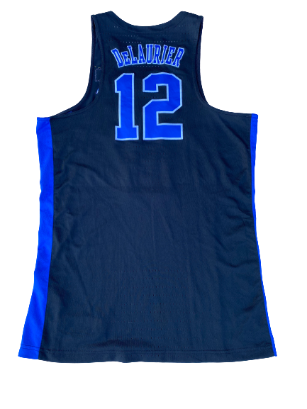 Javin DeLaurier Duke Basketball 2016-2017 Season Game-Worn Jersey (Size 48 +4 Length)(12/10/2016)